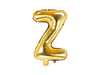 Foil balloon - Letter "Z" - Gold - 35 cm