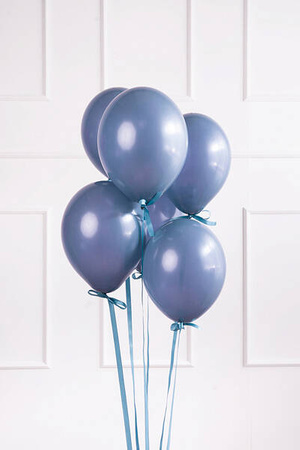 Strong balloons 23 cm - Pastel Navy Blue - 100 pieces