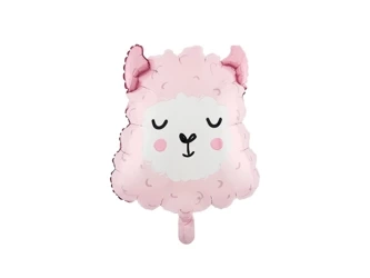 Alpaca Head Foil Balloon - 44.5 x 58 cm