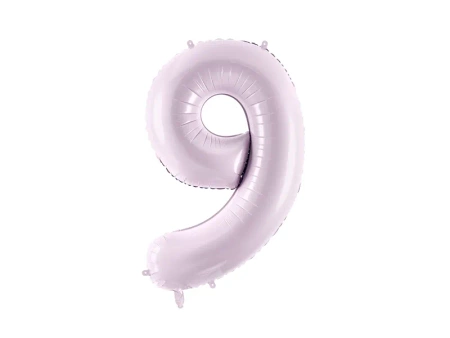 Foil balloon - Number 9 - Purple - 72cm