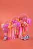 Strong balloons 12 cm - Pastel Peach - 100 pieces