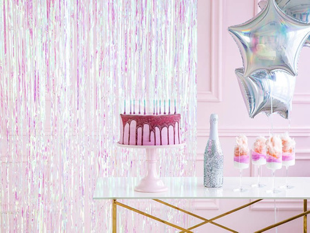 Party Curtain - Iridescent - 90 x 250cm