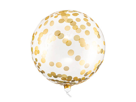  Balloon Ball - Gold dots - 40cm 