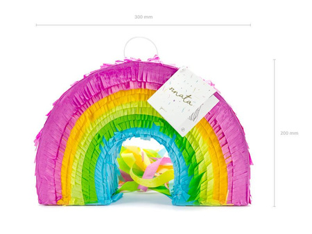  Piñata - Rainbow - 30x20x10cm - 1 pc.