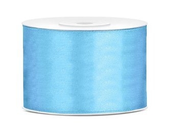 Satin ribbon - Blue - 50mm x 25m