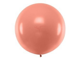 Latex Balloon - Round - Metallic Rose Gold - 1 meter