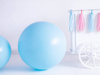 Round balloon 1m - Pastel Light Blue