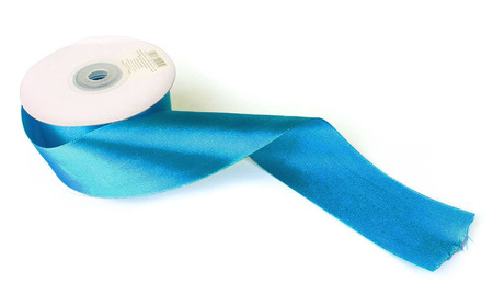 Satin ribbon - Turquoise - 50mm / 1m