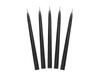 Tapered Candle - Matte - Black - 24 cm - 10 pieces