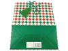 Gift Bag - CHRISTMAS - Houndstooth - 330x263x137mm