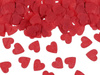 Tissue Paper Confetti - Hearts - 1.6 x 1.6 cm - Red