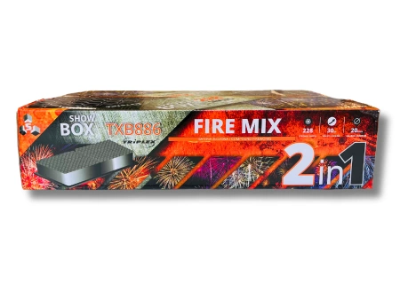 WYRZUTNIA FIRE MIX - 228 strzałów - 20mm - TXB886 - Triplex