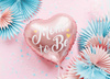 Foil balloon - Pink Heart - Mom to Be - 45cm