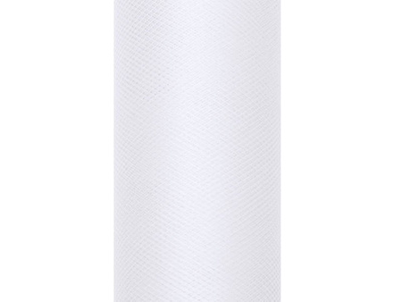 Smooth tulle - 0.5 x 9 m - white