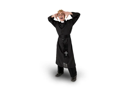 Priest Costume - Size L/XL - 1 piece.