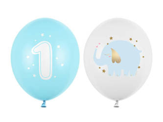 Balloons 30 cm - Birthday - Pastel Light Blue - 50 pcs