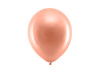 Metalized balloons 23cm - Rainbow - Pink Gold - 100 pieces