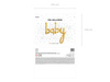 Foil balloon - Baby - Gold - 73.5 x 75.5 cm