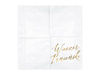 Paper napkins - Hen party - White - 33x33cm - 20 pieces