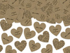 Paper confetti - Hearts - Inscriptions - 3g