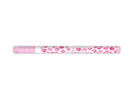 Confetti tube - Rose petals - Pink - 80cm